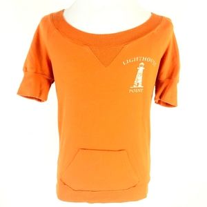 Lighthouse Women's Orange T-Shirt XS